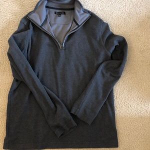 Banana republic quarter zip sweater